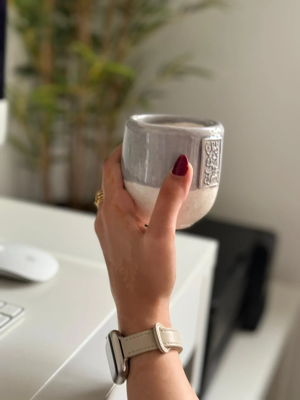 كوب لعل ماترجوه سوف يكون - رصاصي